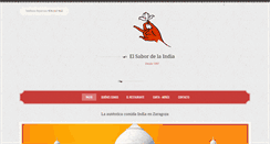 Desktop Screenshot of elsabordelaindiazaragoza.com